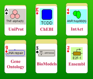 Solitaire game as metaphor